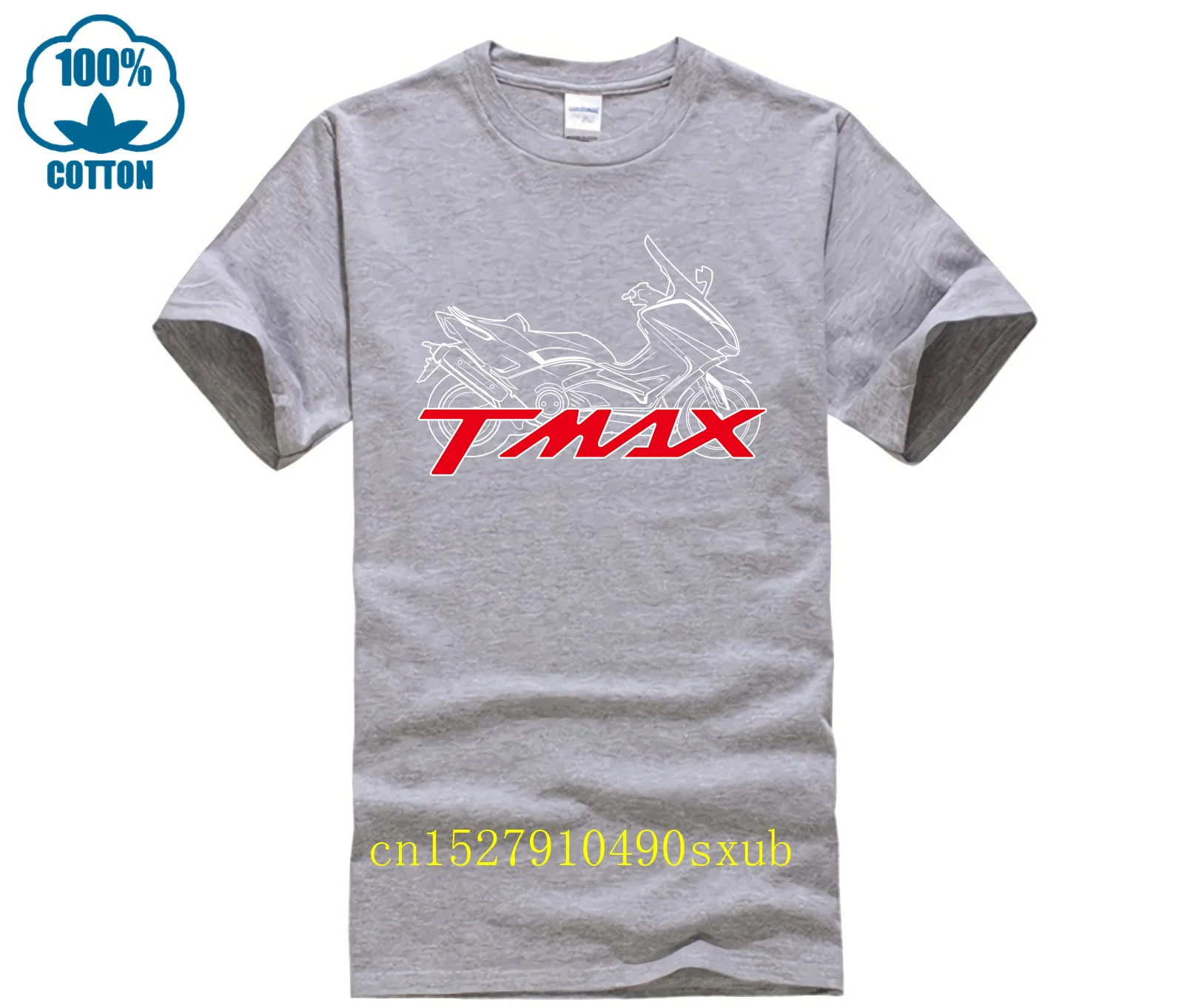 T Shirt Customised Tmax S M L XL XXL Man Maxi Scooter Line