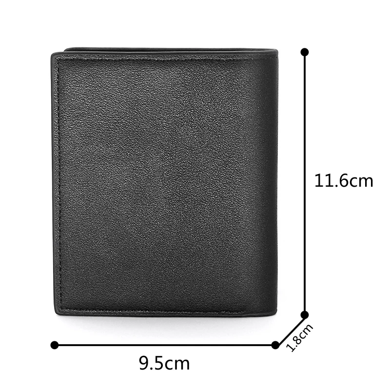 Your OWN Design Brand Logo/Picture Cover Printing Men Women Leather Wallet DIY Custom Credit Card Holder Short Purse