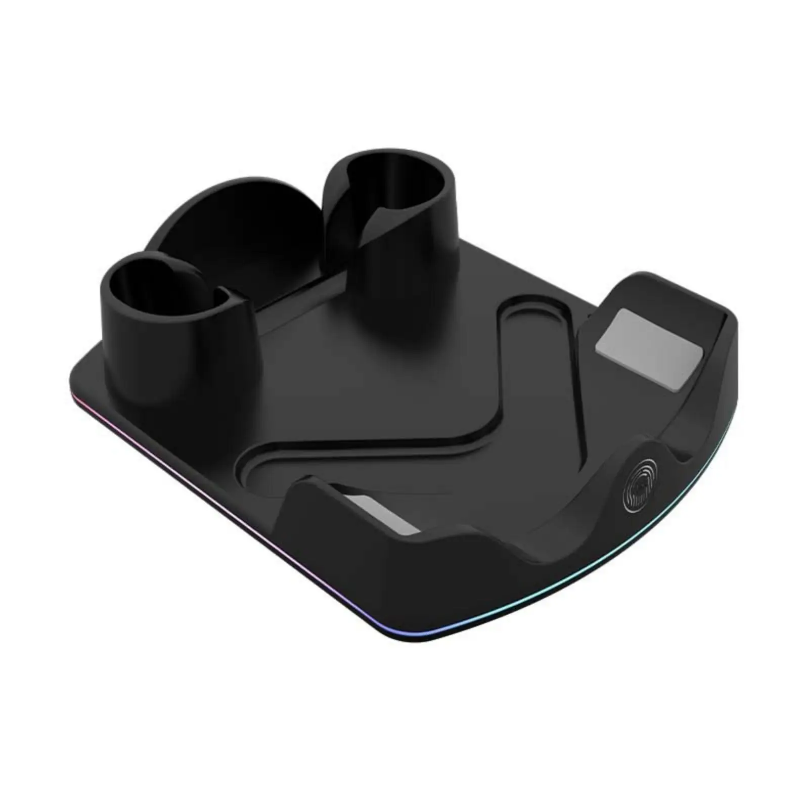 VR Charging Dock RGB VR Headset Charging Dock Slim Compact for Gamers, Gaming Room, Desk