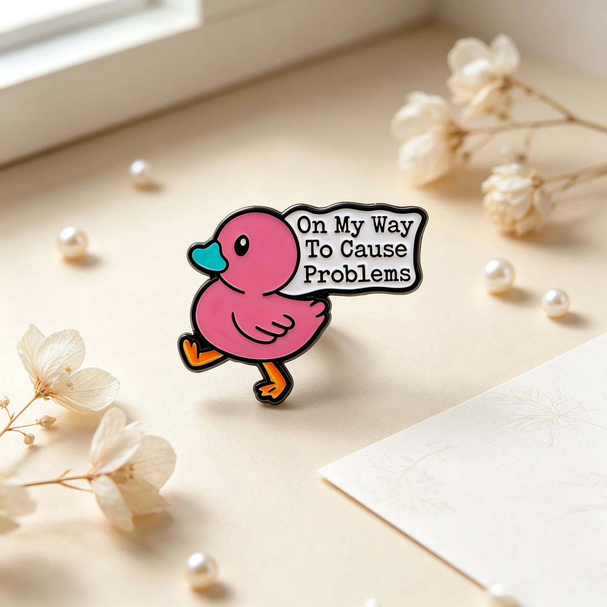 Anxiety Mood Funny Phrase Graphic Enamel Pins Brooch Lapel Pin Badge on Clothing Accessory Fashion Jewelry Gift For Friend