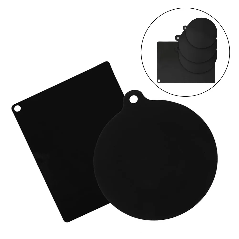 Set of 4 Silicone Mats for Induction Cooktops Heat Resistant Cover to Prevent Scratches and Improve Pot Stability While Cooking