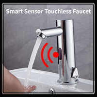 Bathroom Smart Sensor Faucet Touchless Basin Mixer Brass Hot and Cold Sink Faucets Kitchen Sensor Tap Vanity Infrared Auto Mixer