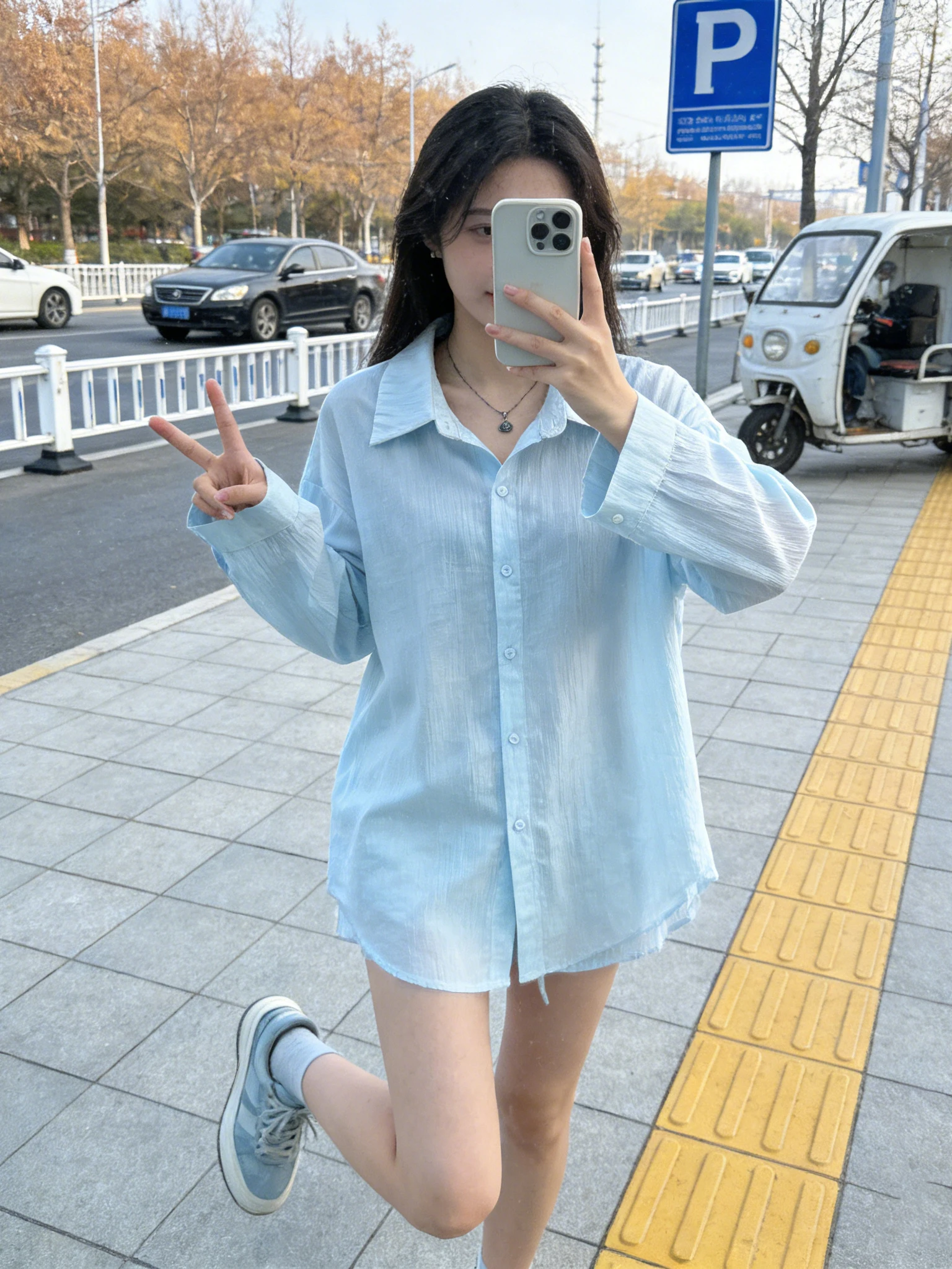 

2026 Summer New Knot Loose Women's Shirt Thin Outerwear Cardigan Commute Style Korean Loose Fit Breathable Skin-Fri...