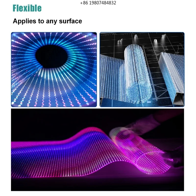 

Flexible LED Film Screen PCB Board Transparent Soft Curved, Aliexpress Best Seller for Retail Store Shopping Mall Subway