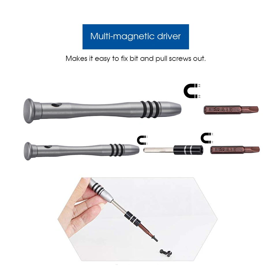 

60 in 1 Mobile Phone Repair Tool Multi-function CRV Precision Screwdriver Set