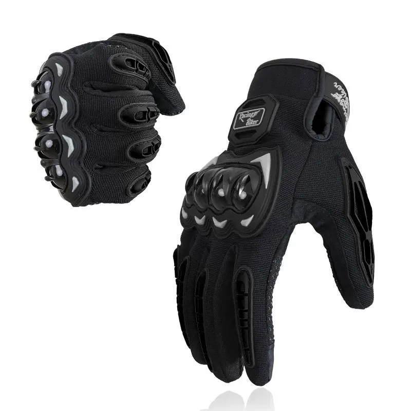 Touch Screen Motorcycle Riding Gloves Spring Summer Locomotive Rider Gloves Protective Drop Hard Shell Off-Road Gloves Men