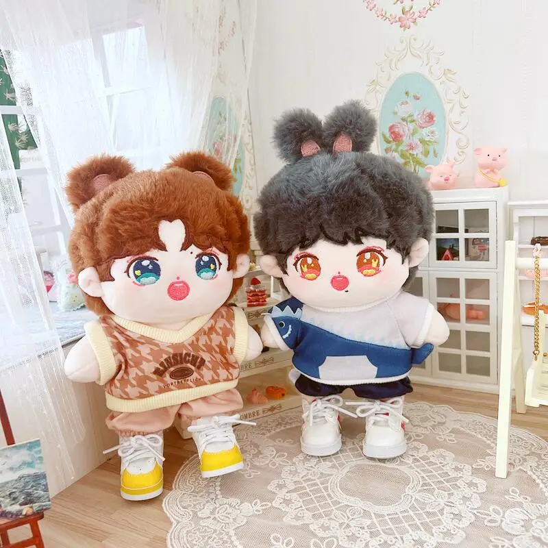 20cm Star Idol Doll 23 types Only a Doll Sean Xiao Xiaozhan Caixukun Wangyibo Wangjunkai Yiyangqianxi Body-Shape Accessories