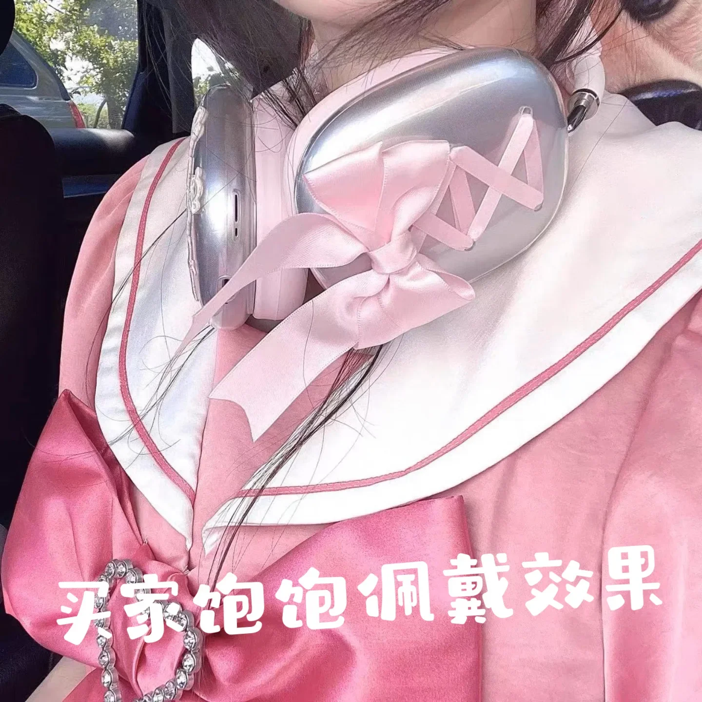 Dophee Pink Head Beam Protective Sleeve AirpodsMax Head Beam Frame Soft Shell مناسب لسماعات Apple Bluetooth غطاء من السيليكون #4