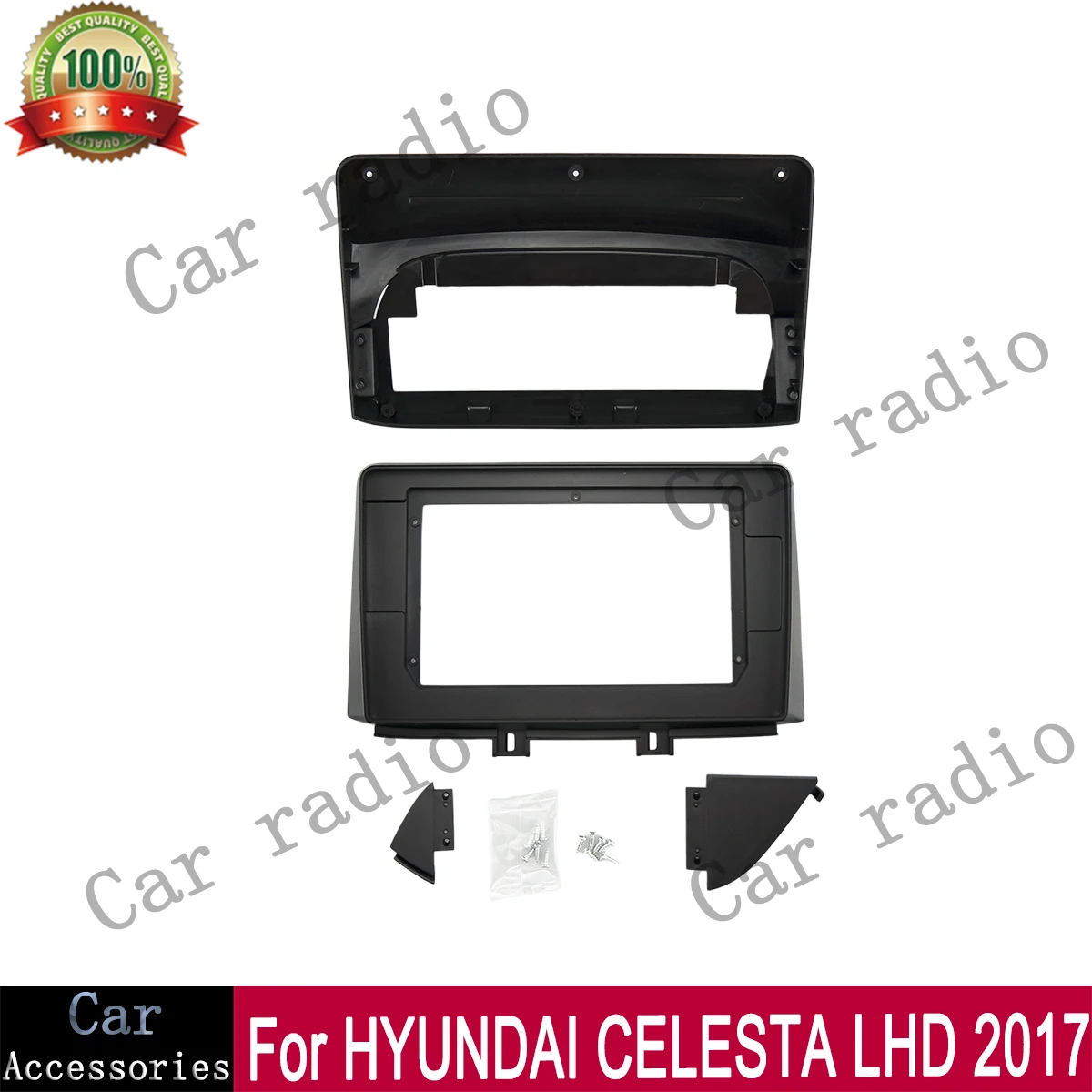 For 2017 HYUNDAI CELESTA 10.1 Inch Car Radio Android Stereo Frame Player Head Unit Fascia Panel Dash Board Cover