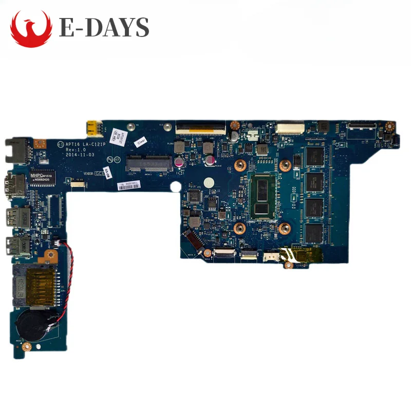 

For HP Pavilion X360 11-N 15T-V Laptop Motherboard APT16 LA-C121P Notebook Mainboard with M5-5Y10C 4G RAM 100% Tested Ok