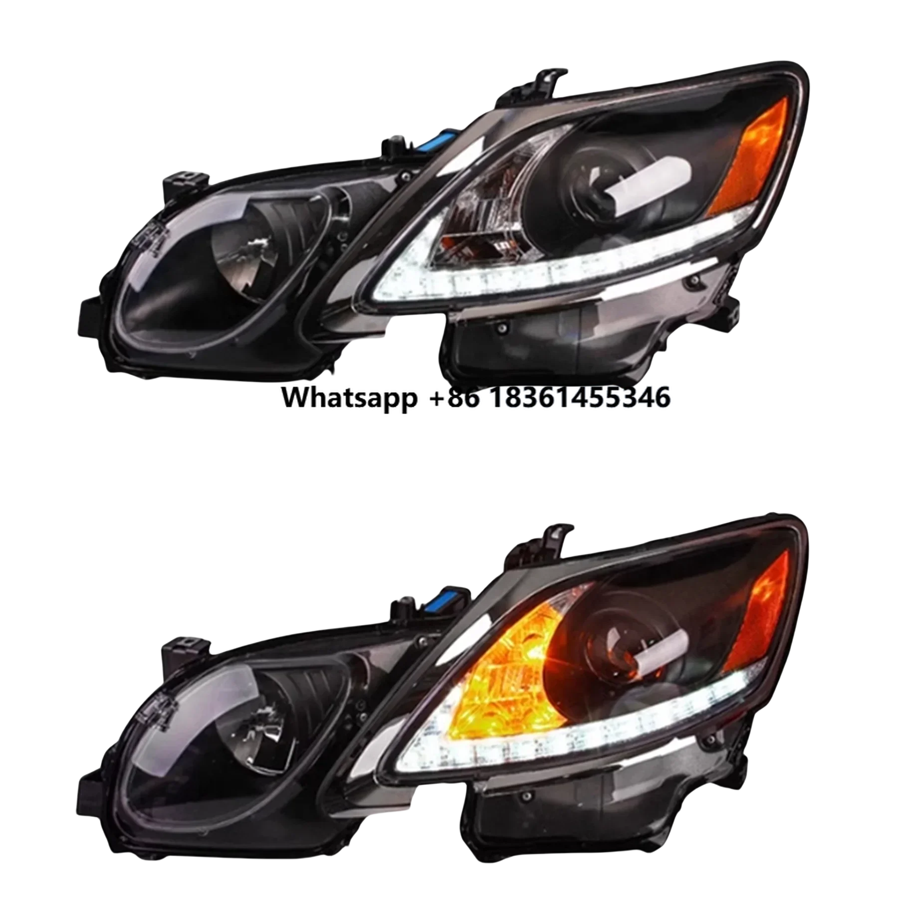 Car LED Headlight Headlamp for  GS350 gs300 06-11 DRL Daytime Running Light High low beam Turn signal
