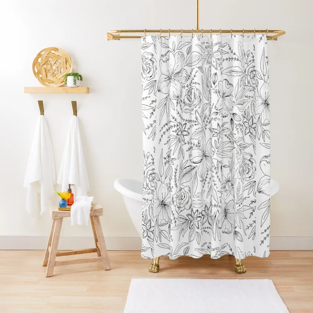 

Fineline Flower Print Shower Curtain Luxury Bathroom Bathroom Accessorys Bathroom And Shower Products In The Curtain