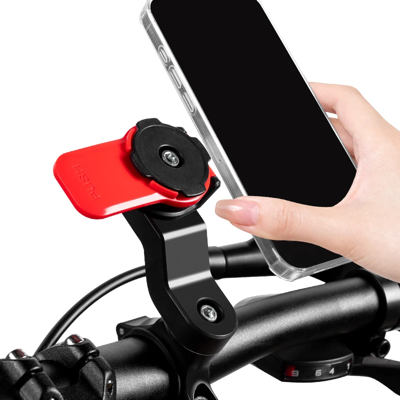Support universel pour téléphone de vélo, 360° °   Support de moto rotatif et détachable, support de guidon de vélo multifonctionnel