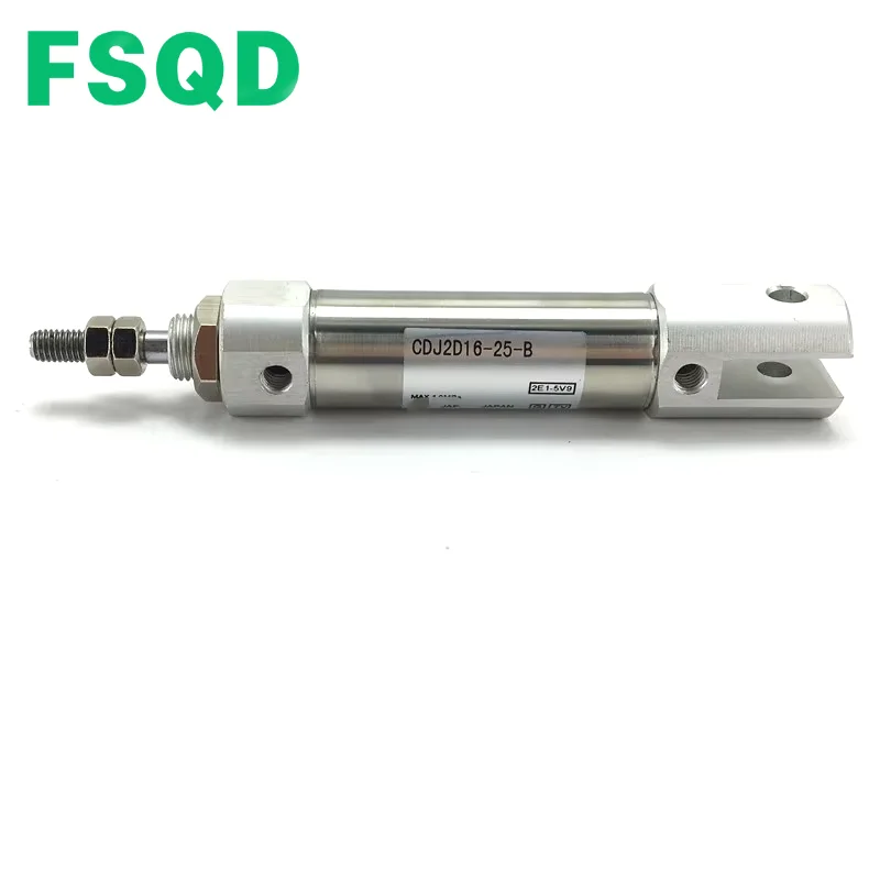 FSQD CDJ2D10-10 15 20 25 30 35,40,45,50 60 75 100 125 150-B Pneumatic Air Cylinder Standard Type Double Acting CDJ2 CDJ2D Series