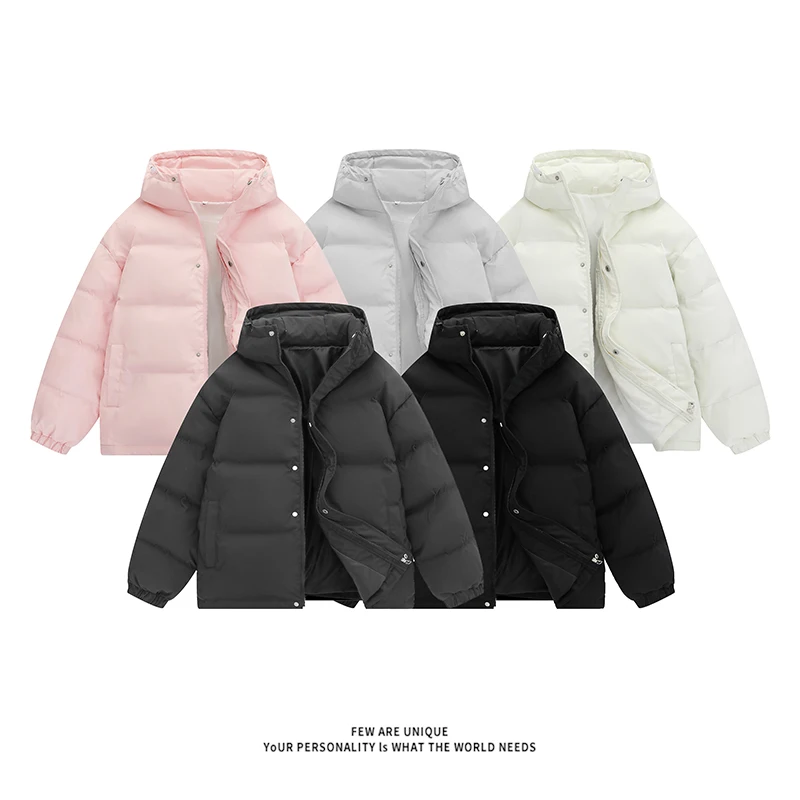 Winter Parkas Women 2024 New in Casual Solid Loose Thick Warm Jackets Hood Coats Female Down Outerwears Chaquetas Parkas Mujer