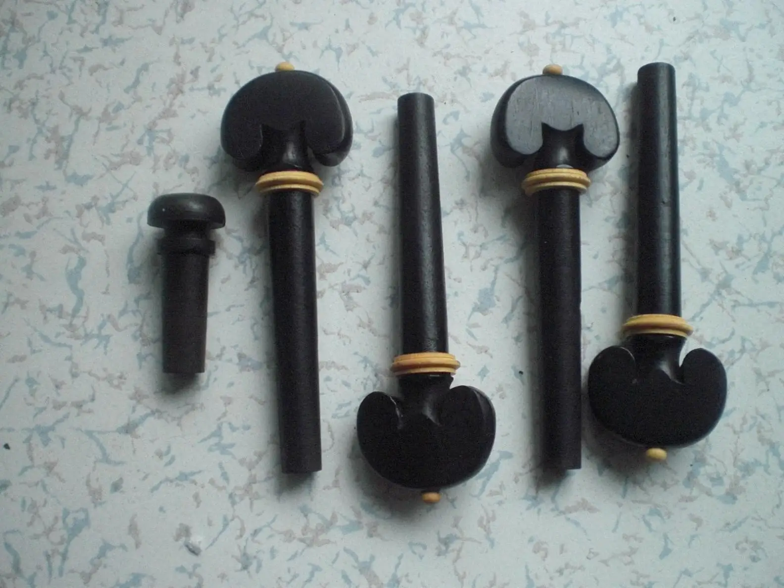 4 Pcs Ebony Violin …