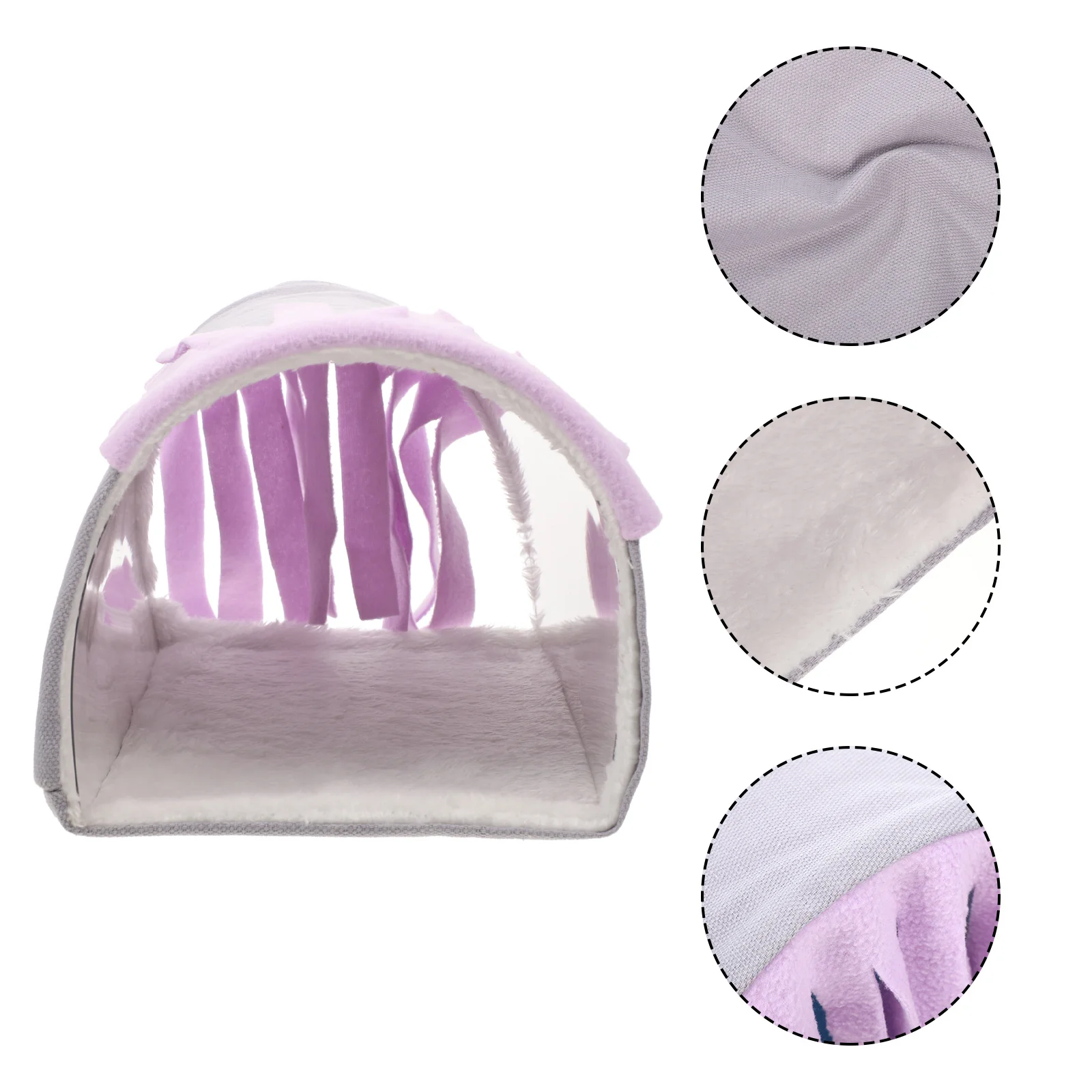 مخبأ حيوانات صغير لنفق الحيوانات الأليفة للهامستر خنزير غينيا أرنب عش ناعم سرير لعب نفق الحيوانات الأليفة يستريح بقعة مريحة #2