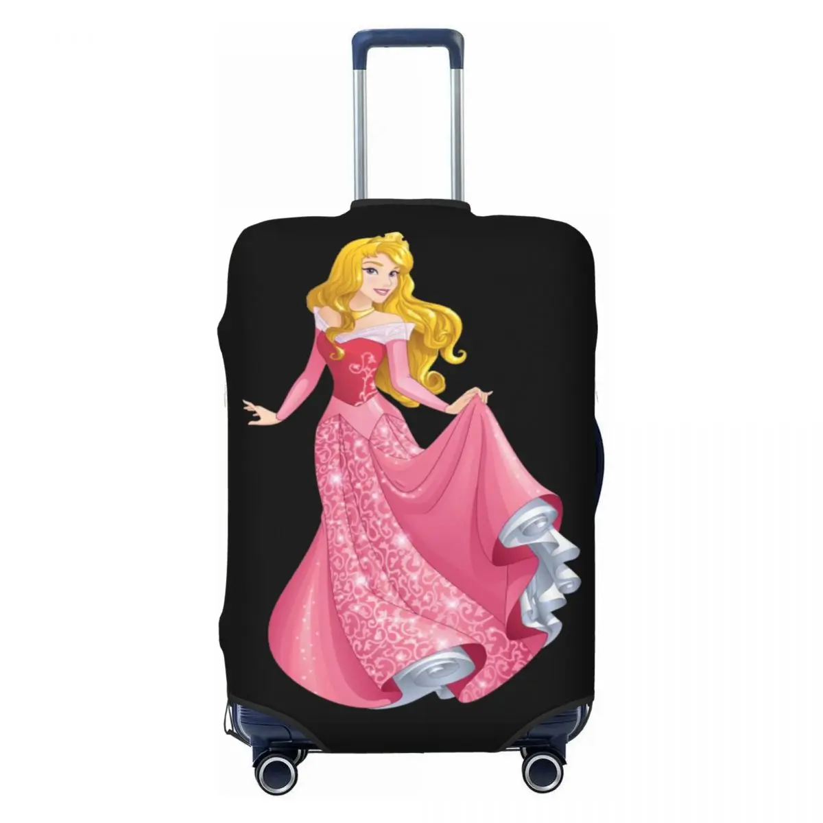

Custom M-Maleficent Princess Aurora Travel Luggage Cover Dust Proof Suitcase Cover Protector Fit 18-32 Inch