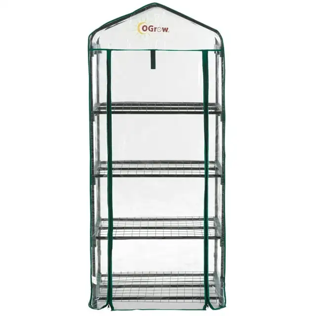 

Machrus Ogrow Ultra-Deluxe 4 Tier Portable Greenhouse - Ideal for Indoor Mini Greenhouse & Outdoor Gardening