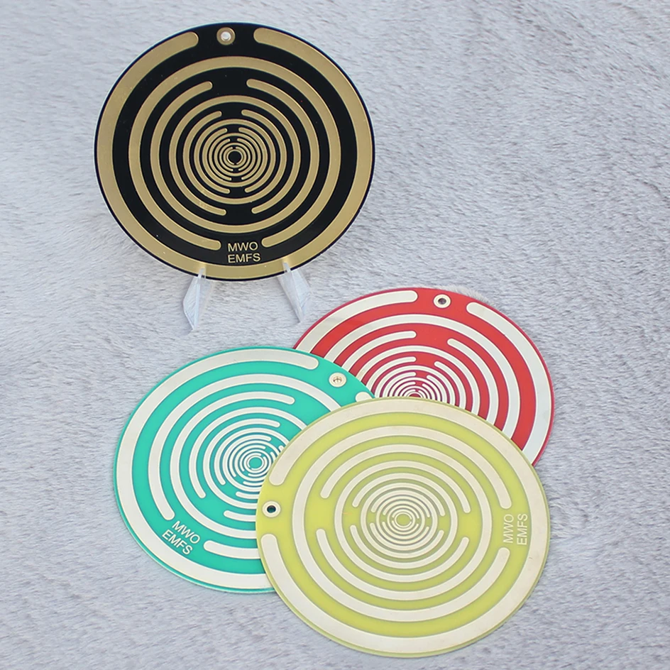 5PCS MWO Love Lakhovsky Disc Put It In Your Pocket Backpack On Desk Help Body Recover Polarizing Disk Circuit Board Ornaments
