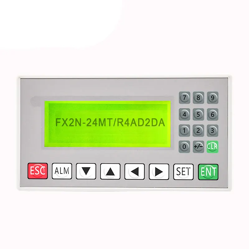 

OP320 Text Display with FX2N-24MT/R4AD2DA Plc All In One