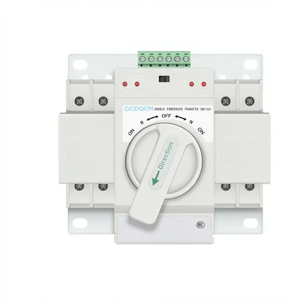 For GCDQCN Automatic Transfer Switch ATS 4P Dual Power Selector 220V 380V Household Industrial Voltage Changeover Relay