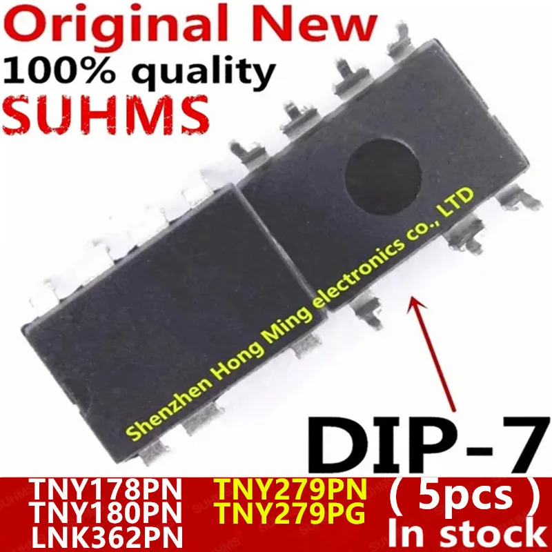 (5piece)100% New TNY279PG TNY178PN TNY279PN TNY180PN LNK362PN DIP-7 Chipset