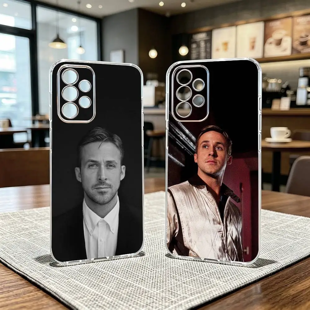 Funny Ryan Gosling Rapper-r Phone Case Transparent Silicone Soft For Samsung S25,S24,S21,S22,S23,S30,Ultra,S20,Plus,Fe