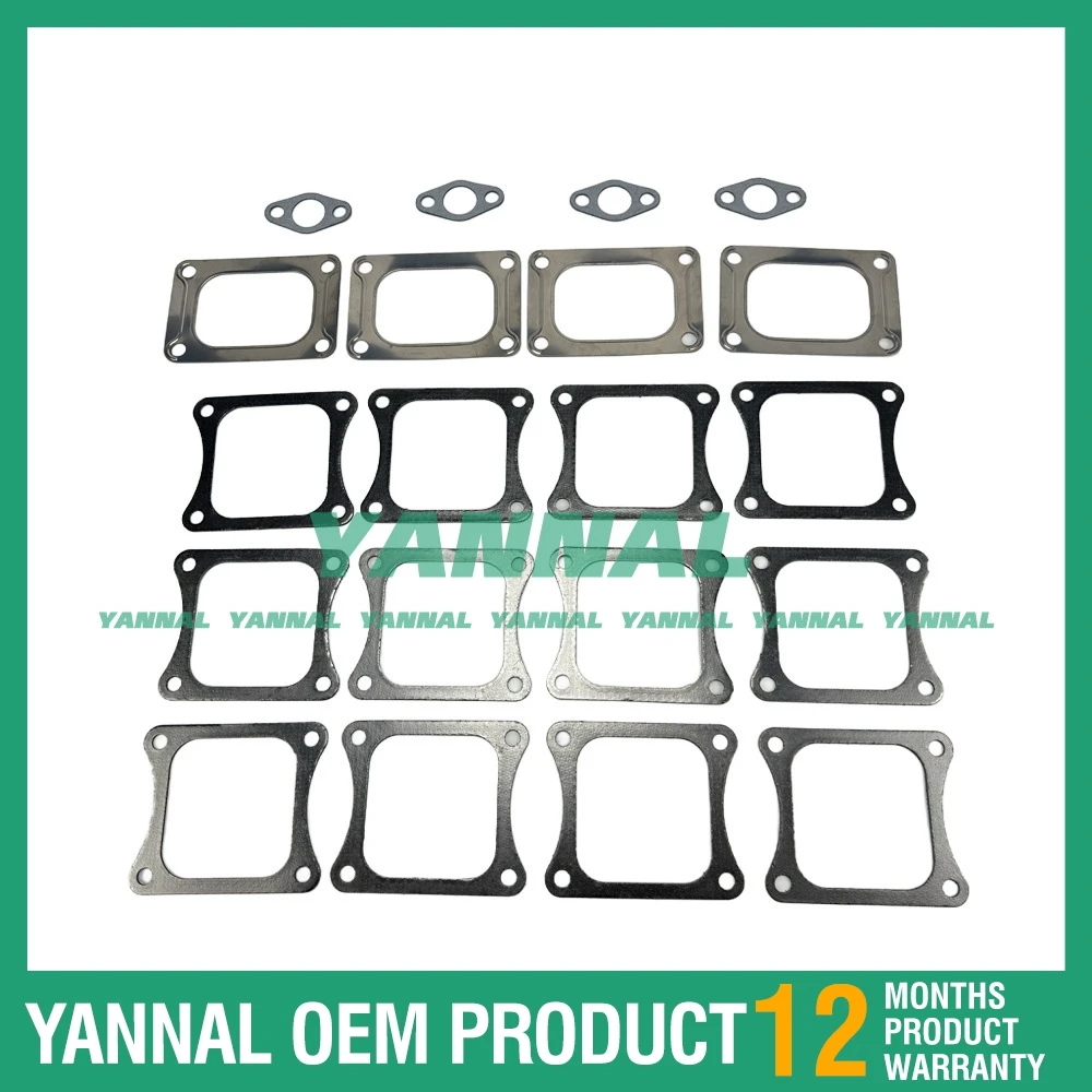 

Полный ремонтный комплект прокладок 200-1877 для деталей двигателя экскаватора Caterpillar 3512.