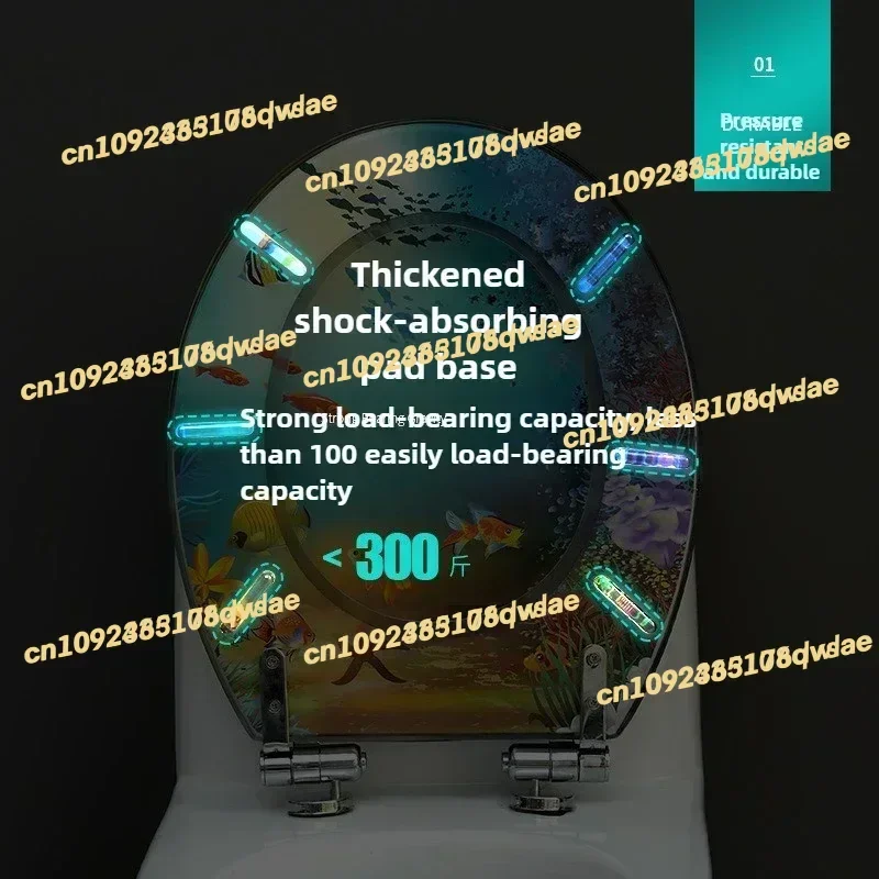 اليوريا الفورمالديهايد الراتنج غطاء المرحاض العالمي سميكة المرحاض اكسسوارات الحمام عازلة تفكيك سريع كتم