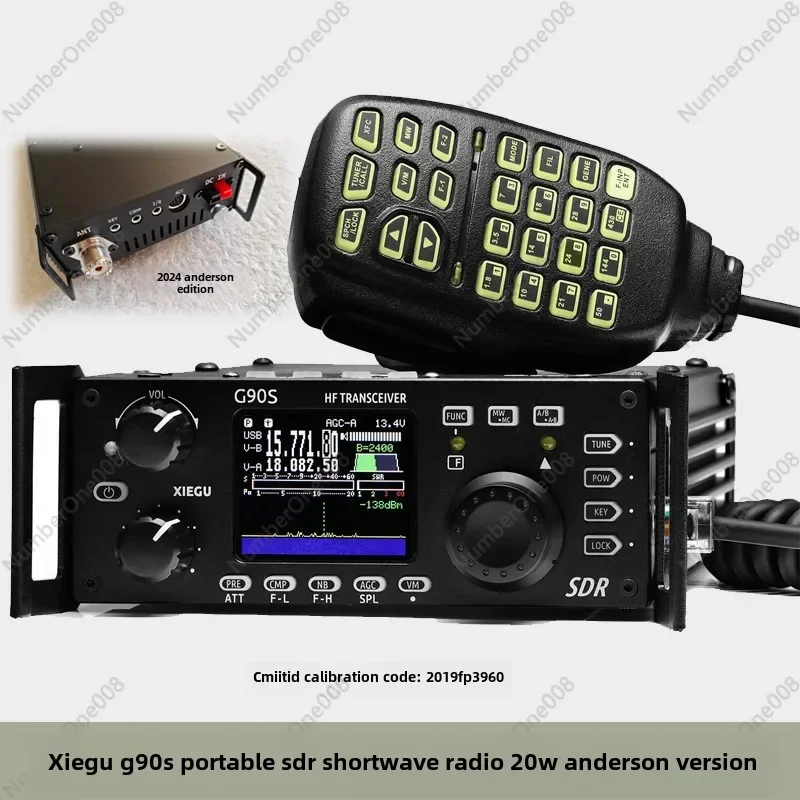 

G90S Shortwave Radio G90N Portable Radio SDR Built-in Antenna with Approved Anderson Version