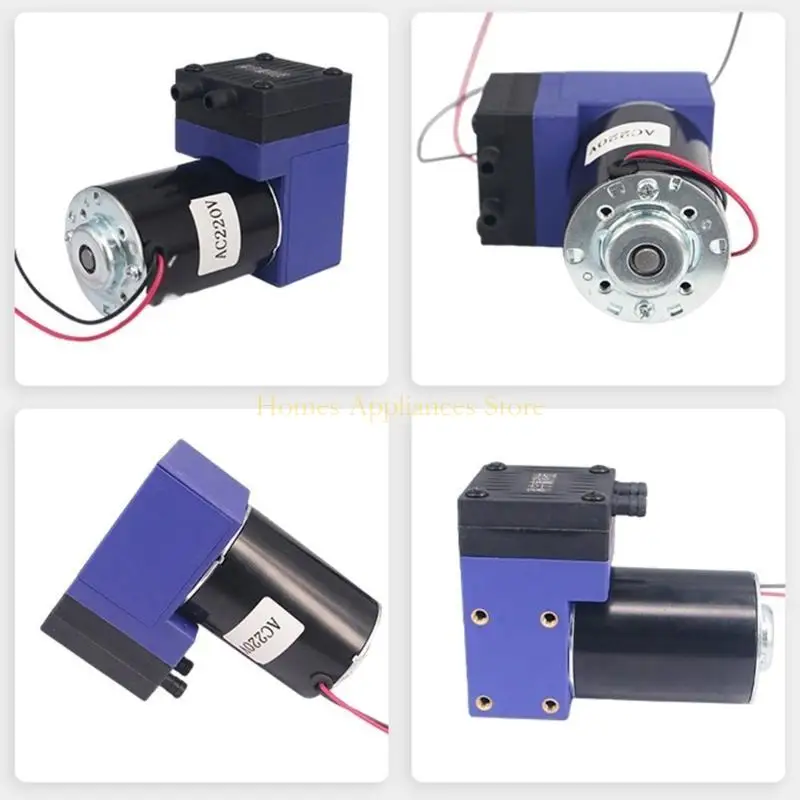 D0AB Portable Brush Piston Oilless Miniature Vacuum Low Noise for Model Making Craftsmanship Camping Fishing Gear