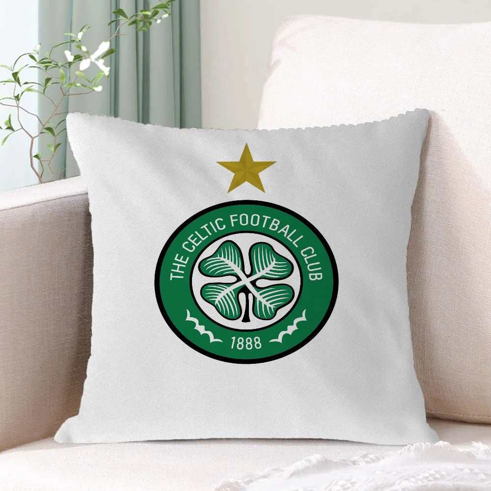 Home Decoration Football Sleeping Pillows Cover C-Celtic FCS Lisbon Lions Ornamental Pillow Covers Decorative Luxury Cushion