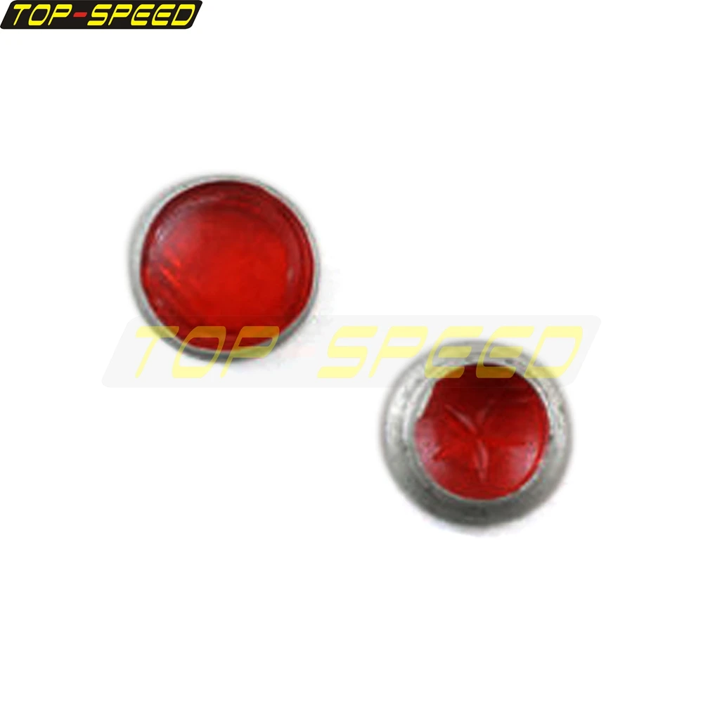 عدسات أمامية بديلة لمصباح أمامي للدراجة النارية ضوء شحن أحمر لين لzindapp DB DS BMW KS750 K750 BW40 Dnepr الاورال Sidecar