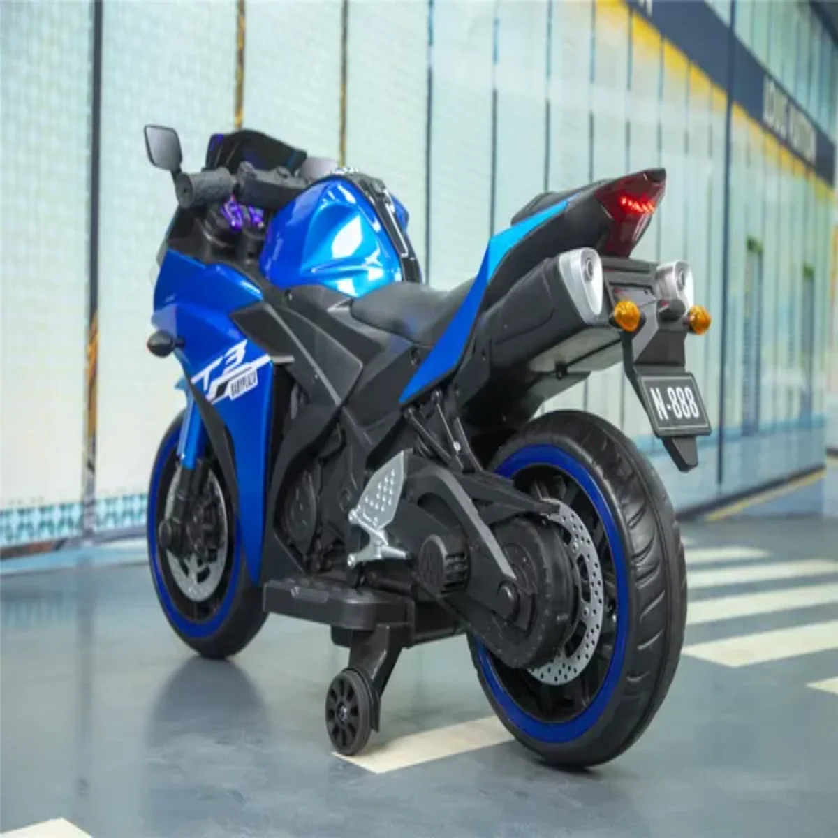 Tamco 12V Kids Moto | 3-6Y Ride-On | 12V7Ah, Training Wheels, Light Wheels