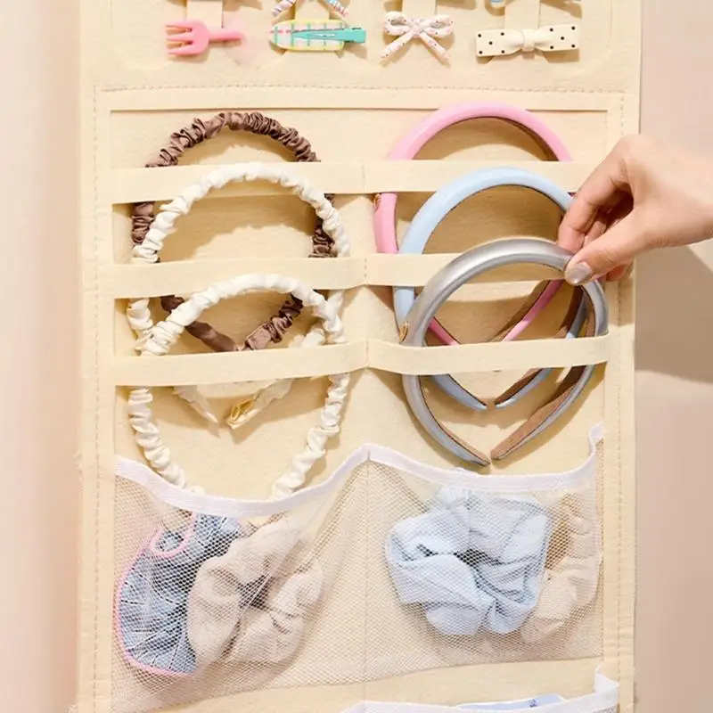 Elegant Felt Hanging Organizers Designed Specifically For Pins Headbands And Delicate Jewelry Storage 55KF