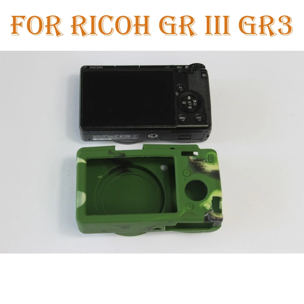 

Silicone cover Armor Skin Case Body Cover camera soft silicone protector skin case cover lens cap, For Ricoh GR III GR3