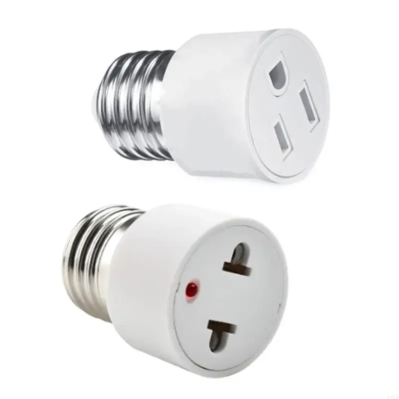 

Y98E E27 Bulb Base Converter Transform Light Bulb Base for Home or Studio Universal E27 Socket Converter Lamp Holder 100-240V
