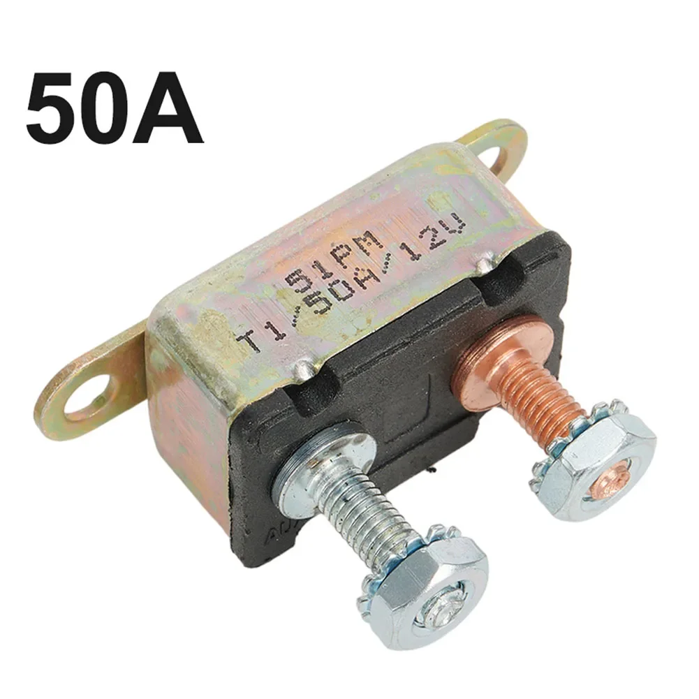 12V 30A~50A Automatic Fuse Reset Circuit Breaker Copper Studs SAE J553;SAE J1171;UL1500\