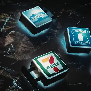 Internetově slavný jednoduchý texturovaný magnet na ledničku 711, svítící světelná krabička, magnetická kreativní světelná deska, magnet na ledničku 10 nejlepší prodej Buzo formule 1 - №5