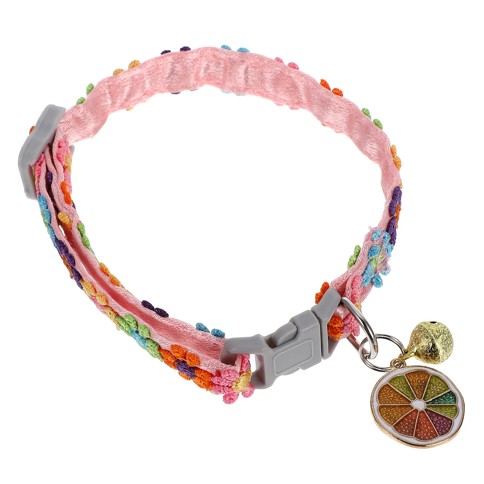 

Adjustable Colorful Lace Flower Cat Kitten Bell Collar Decorative Pet Collar for Daily Parties Birthdays Weddings Photoshoot