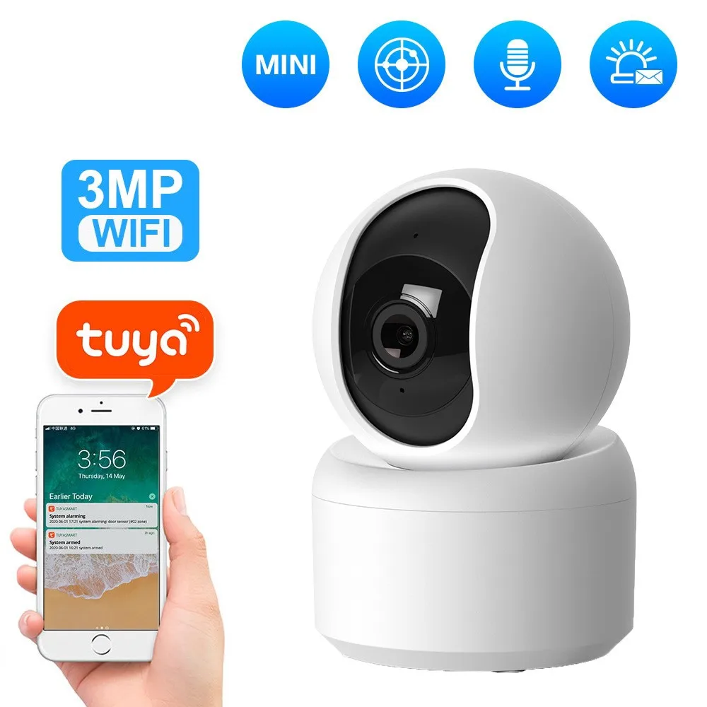 TY-Z2-3MP Intelligent Surveillance Camera Wireless 360 Degree Wifi Network Remote Home HD Monitor Voice Intercom