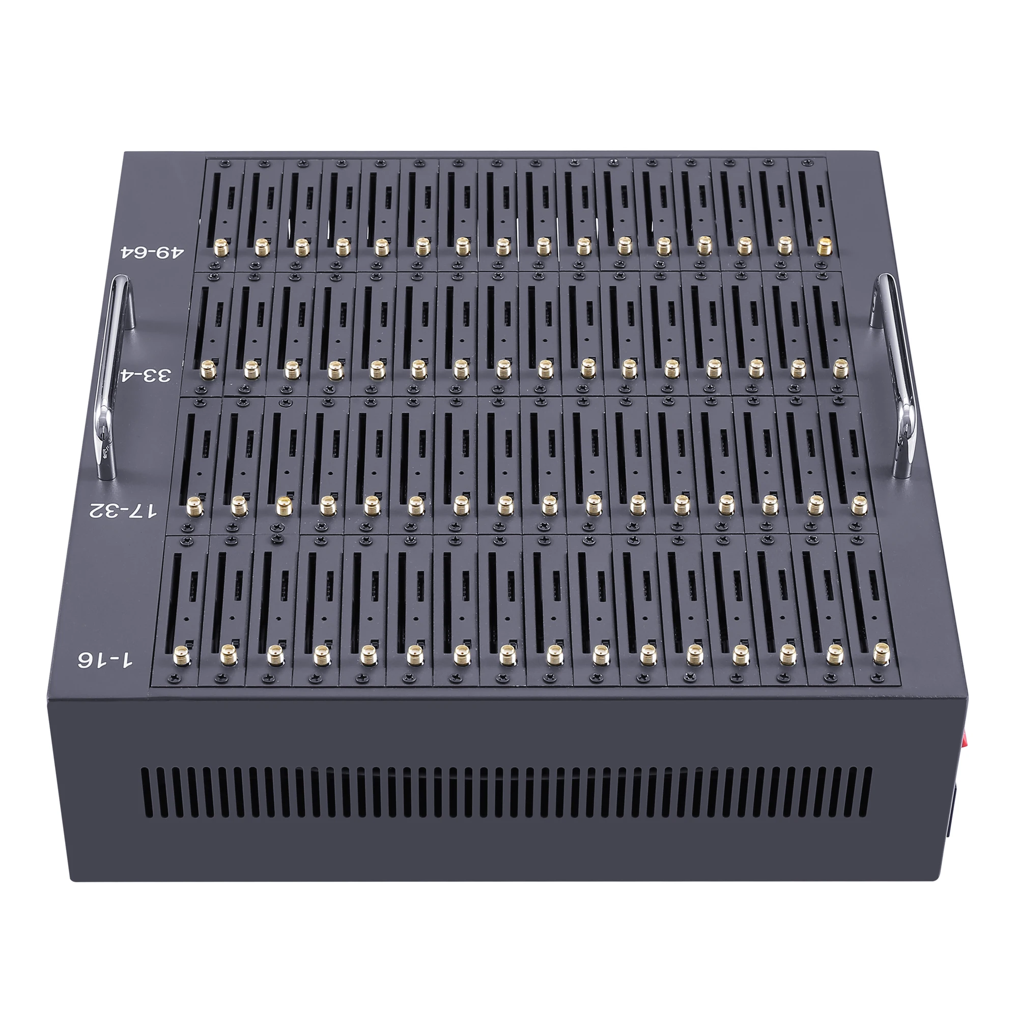 Faster Speed 4G LTE 64 Ports Bulk SMS Modem SMS Caster AT Command Router USB Interface HUB