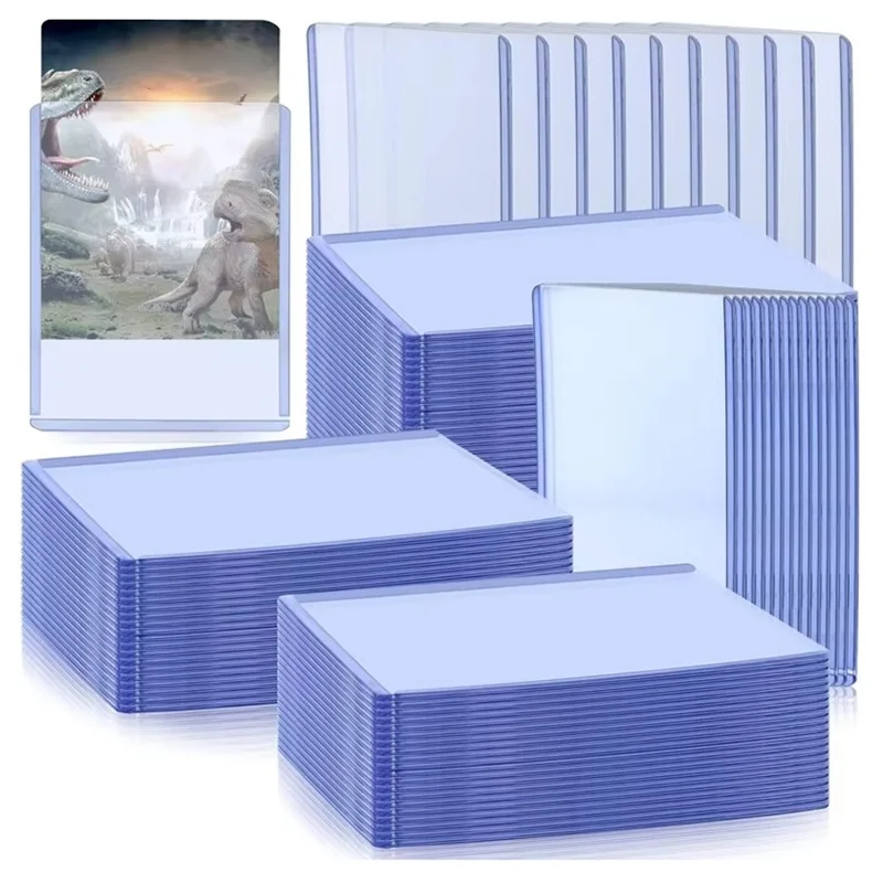 35PT Trading Card Holder Hard Plastic Card Sleeves Top Loading Clear Protector Protective Card Case For Baseball Football Cards