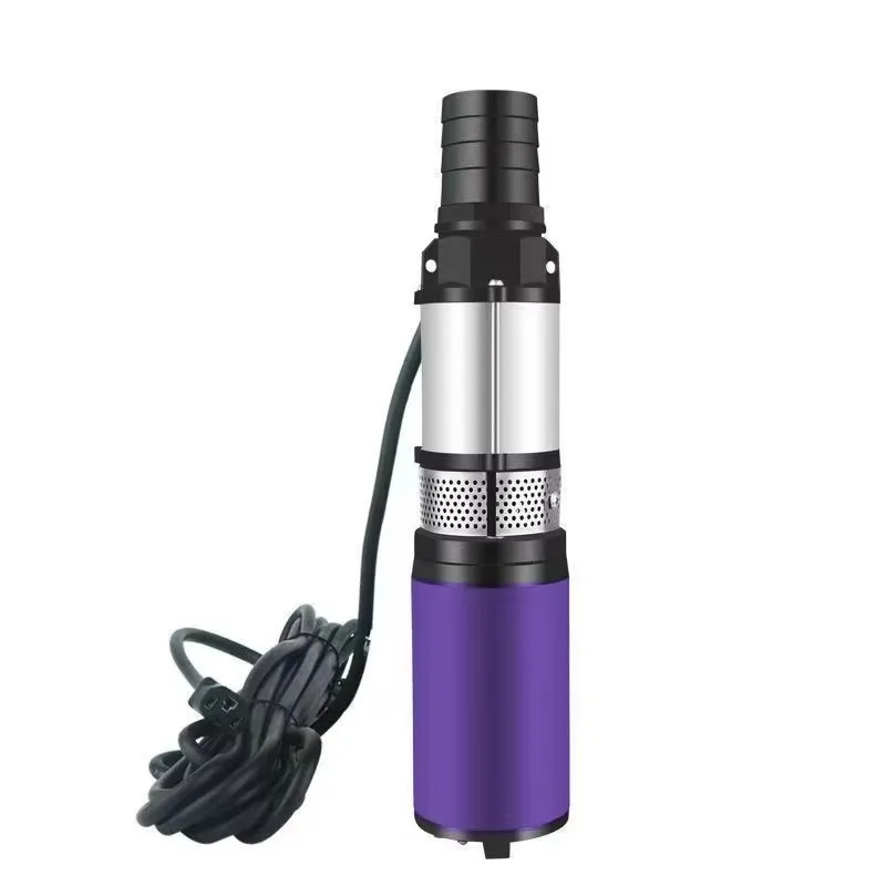 Stainless Steel DC Submersible Water Pump | Anti-corrosion Overheat Protection 12V-72V High Flow Pump Agricultural Irrigation