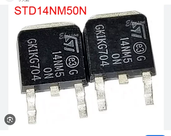 10PCS New and Original 14NM50N 14NM5 TO-252 STD14NM50N