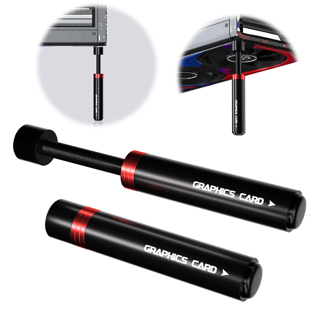 

Держатель для видеокарты с магнитом, регулируемый телескопический, с поворотным винтом, подъемный, предотвращающий провисание, из алюминиевого сплава