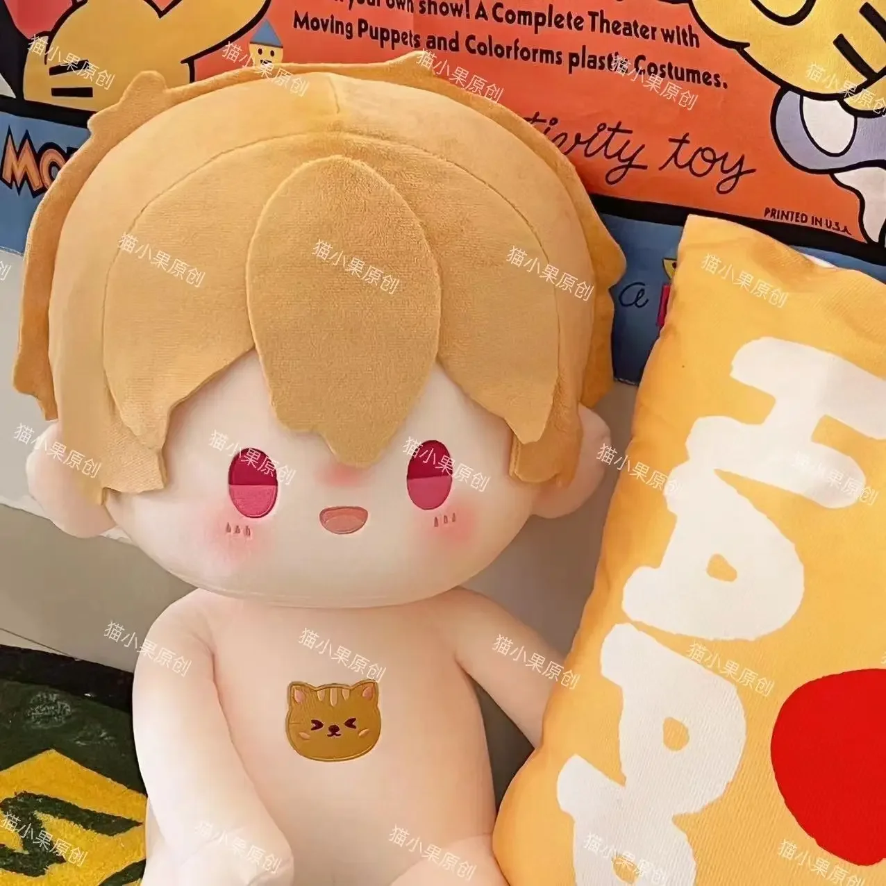 

40см Бесплатно! Hazuki Nagisa красивый мальчик мягкая плюшевая кукла тело сидячая поза платье подушка игрушки куклы аниме фигурка Рождественский подарок