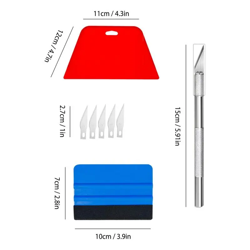 Analyste d'outils de lissage de papier peint, kits à main de lissage, brosse de lissage de papier peint portable pour tapis d'insonorisation de voiture