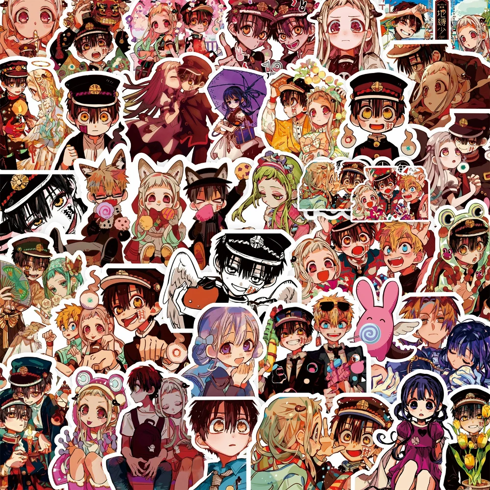 

84/67Pcs Anime Toilet Bound Hanako Kun Cute Colorful Sticker Hanako Yashiro Nene DIY Phone Shell Waterproof Sticker Holiday Gift